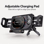 iPhone Duo 18 Auto Rotating Car Holder with 15W Wireless Charger