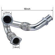 Ford Super Duty 6.0L Power Stroke Stainless Up-Pipe/Y-Pipe – 2003–2007