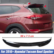 Gloss Black Rear Roof Spoiler for 2016+ Hyundai