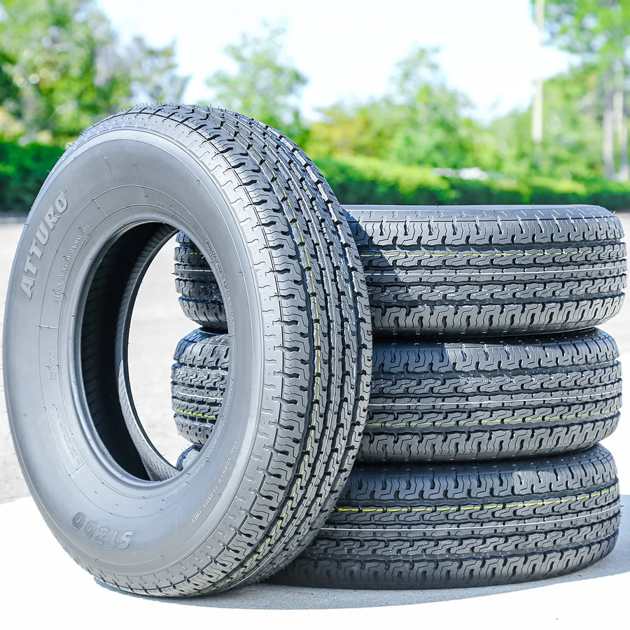 225/75/R15 Trailer Tire Load Range E Atturo ST300 Steel Belted (Set of 4)