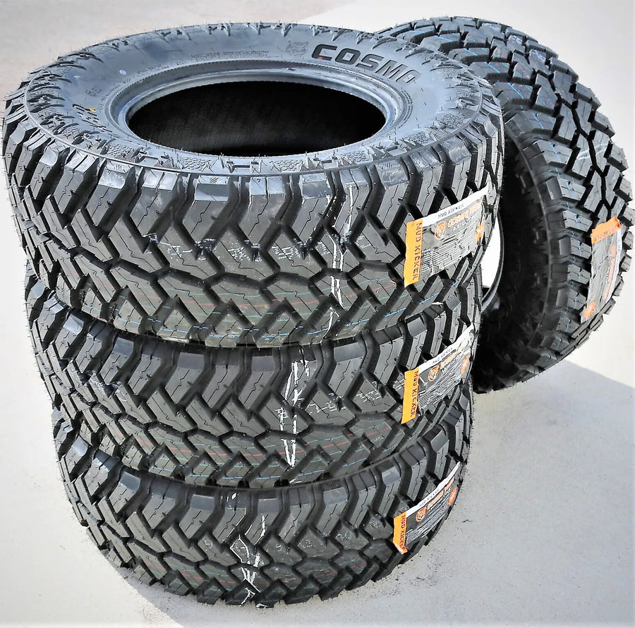 265/75/R16 Light Truck Mud Terrain Tire Load Range E Cosmo Mud Kicker (Set of 4)