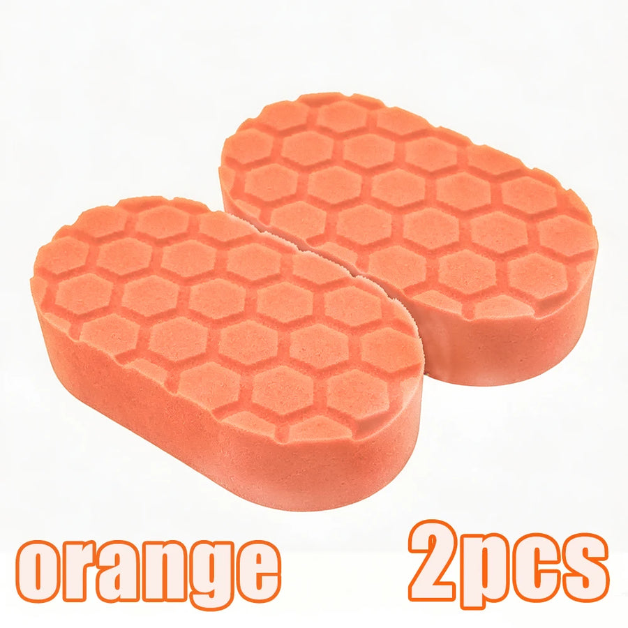 Oval Foam Car Wax Applicator Pads, 15 x 8.5 cm