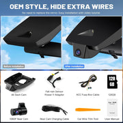 4K Front and 1080P Rear Dash Cam for Toyota RAV4 2022-2025