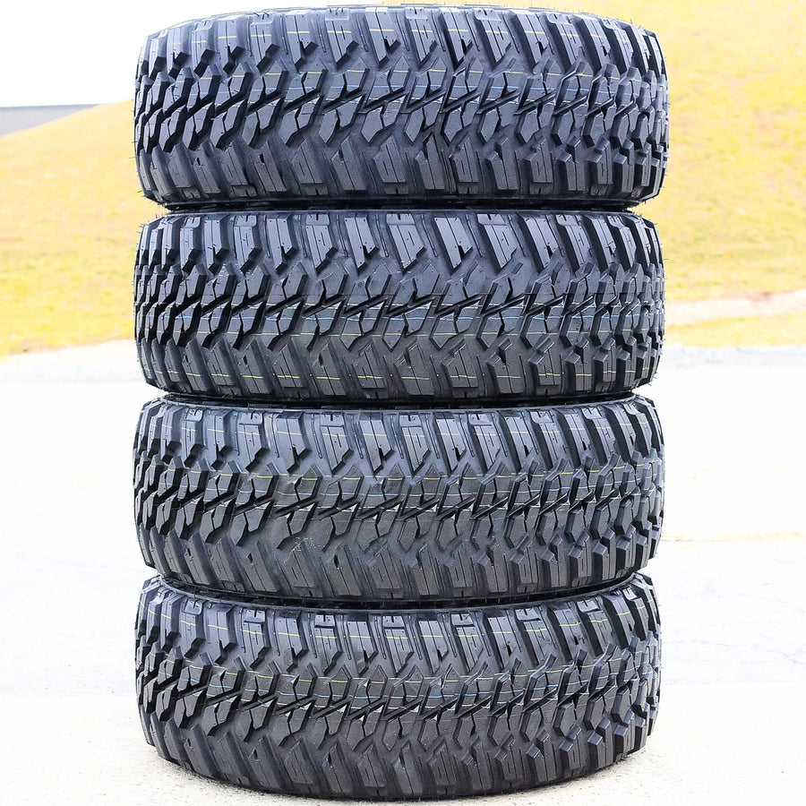 35X10.50R15 Light Truck Mud Terrain Tire Load Range C Kanati Mud Hog M/T LT (Set of 4)