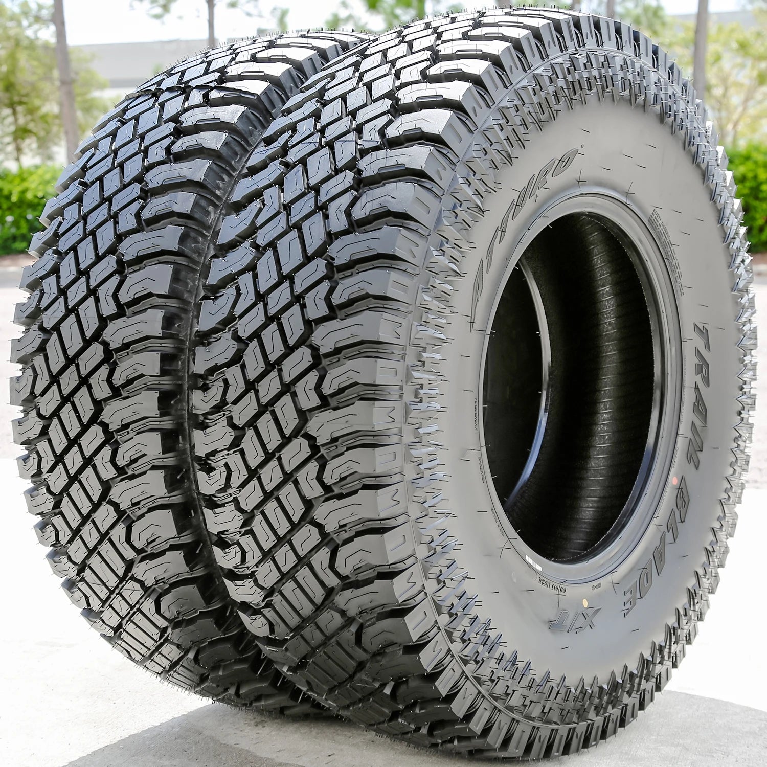 275/70/R18 Light Truck Extreme Terrain Tire 122 Q Load Range E Atturo Trail Blade X/T (Set of 2)