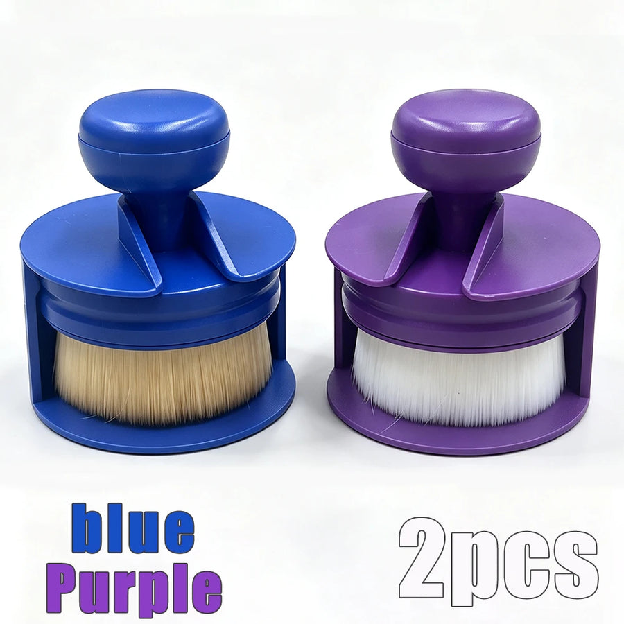 Stamp-Style Detailing Brush for Dusting & Tire Dressing