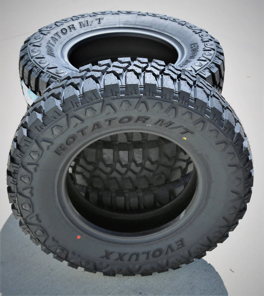 285/70/R17 Light Truck Mud Terrain Tire Load Range E Evoluxx Rotator M/T (Set of 4)