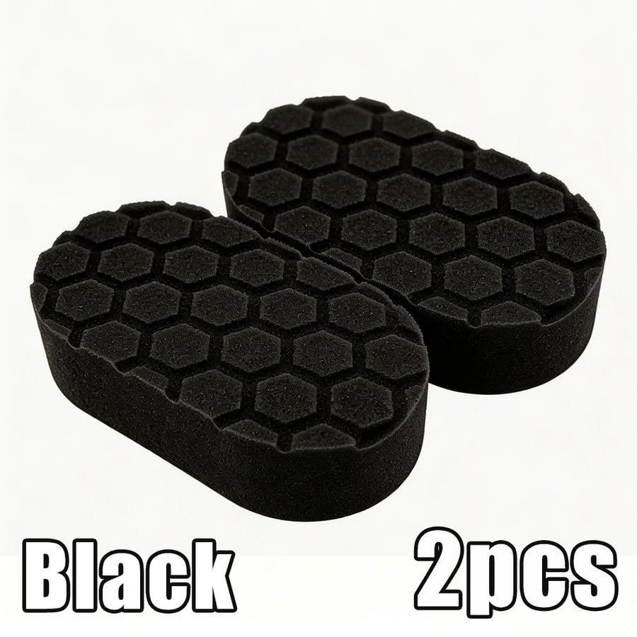 Oval Foam Car Wax Applicator Pads, 15 x 8.5 cm