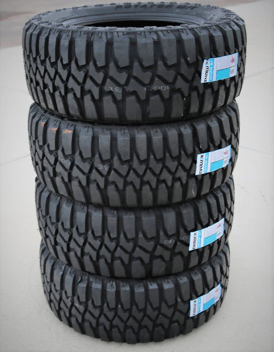 35X12.50R20 Light Truck Mud Terrain Tire Load Range F Evoluxx Rotator M/T (Set of 2)