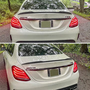 3-Piece High-Kick Trunk Spoiler for Mercedes-Benz C-Class 2015