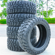 35X12.50R22 Light Truck Mud Terrain Tire Load Range E Venom Power Swampthing M/T Xtreme Dirt (Set of 5)