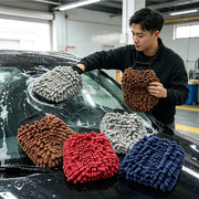 Large Chenille Microfiber Car Wash Mitt with Cuff