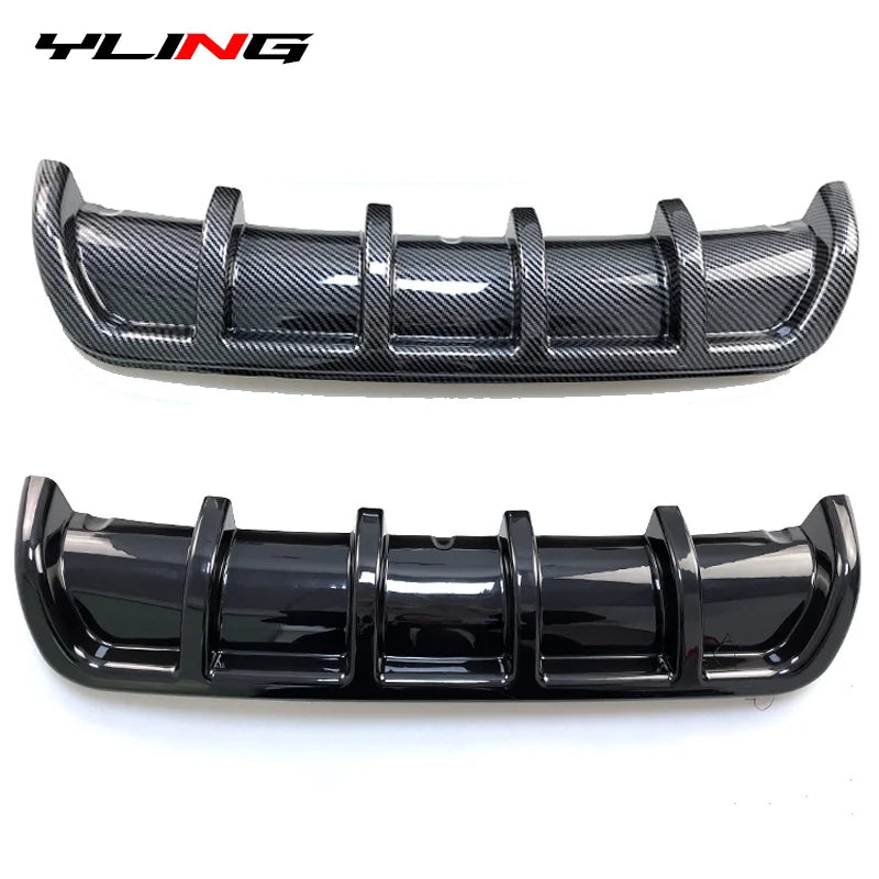 Universal Gloss Black Rear Bumper Diffuser