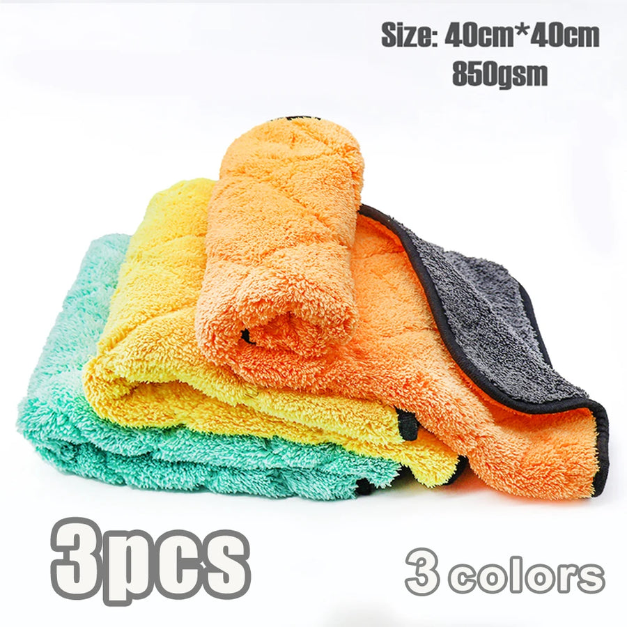 850 GSM Microfiber Car Drying Towel, 40 x 40 cm