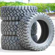 33X12.50R20 Light Truck Mud Terrain Tire Load Range F Tesche Tires Ridge Blade X/MT (Set of 4)