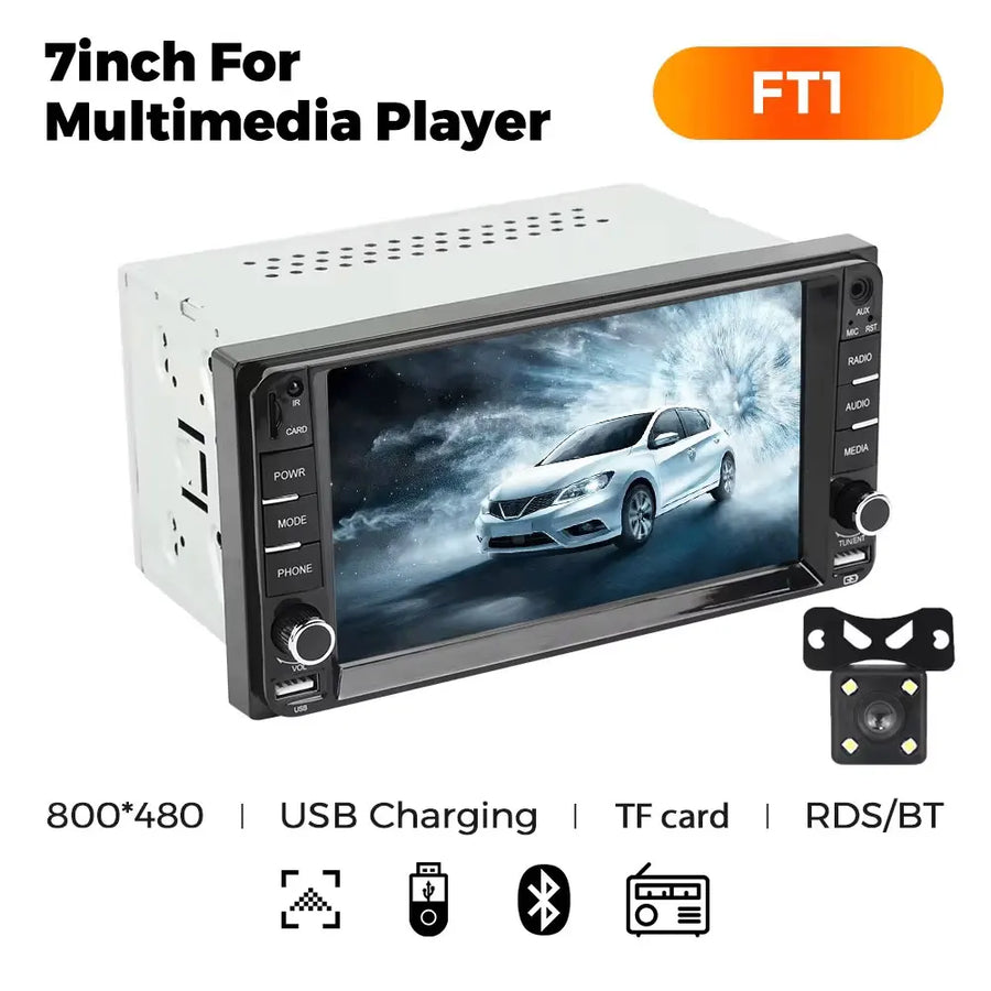 7-Inch CarPlay Receiver for Toyota Vios, Crown, Camry, Hiace, Previa, Corolla, RAV4 and Prado