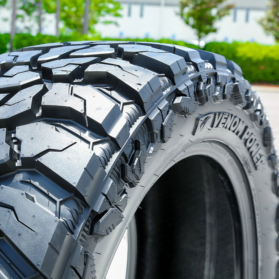 35X12.50R22 Light Truck Mud Terrain Tire Load Range E Venom Power Swampthing M/T Xtreme Dirt
