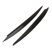 Gloss Black Headlight Eyebrow Trim Set for 2014–2017 Volkswagen Golf