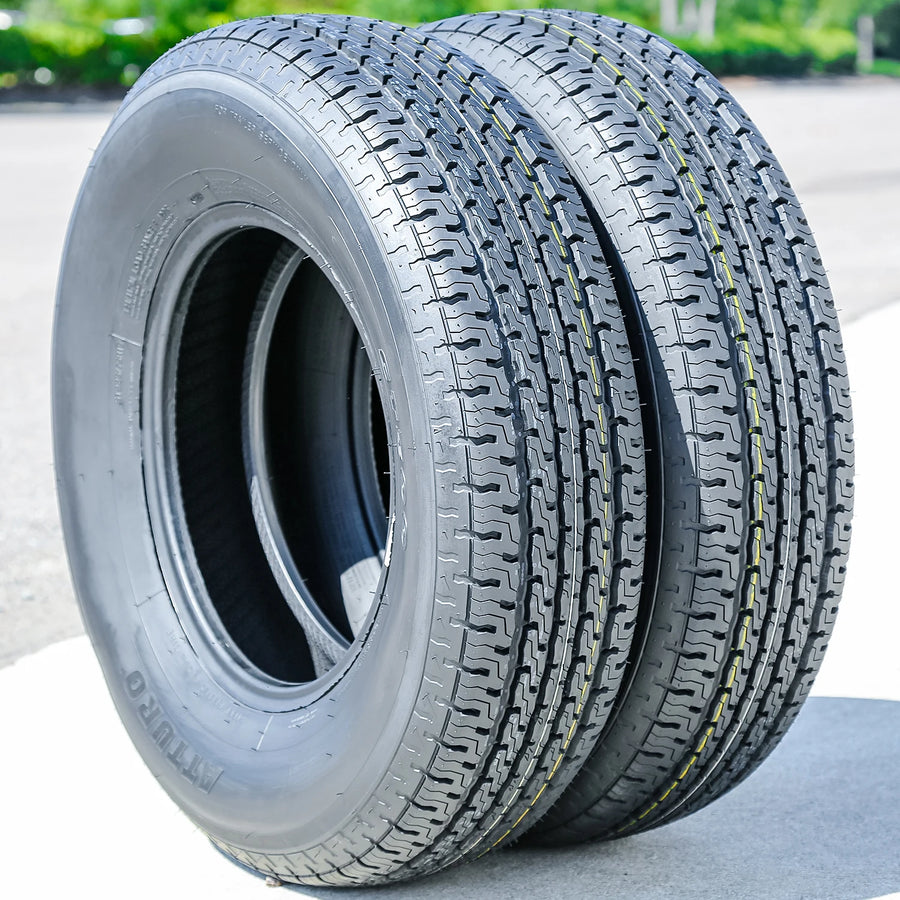 225/75/R15 Trailer Tire Load Range E Atturo ST300 Steel Belted (Set of 4)