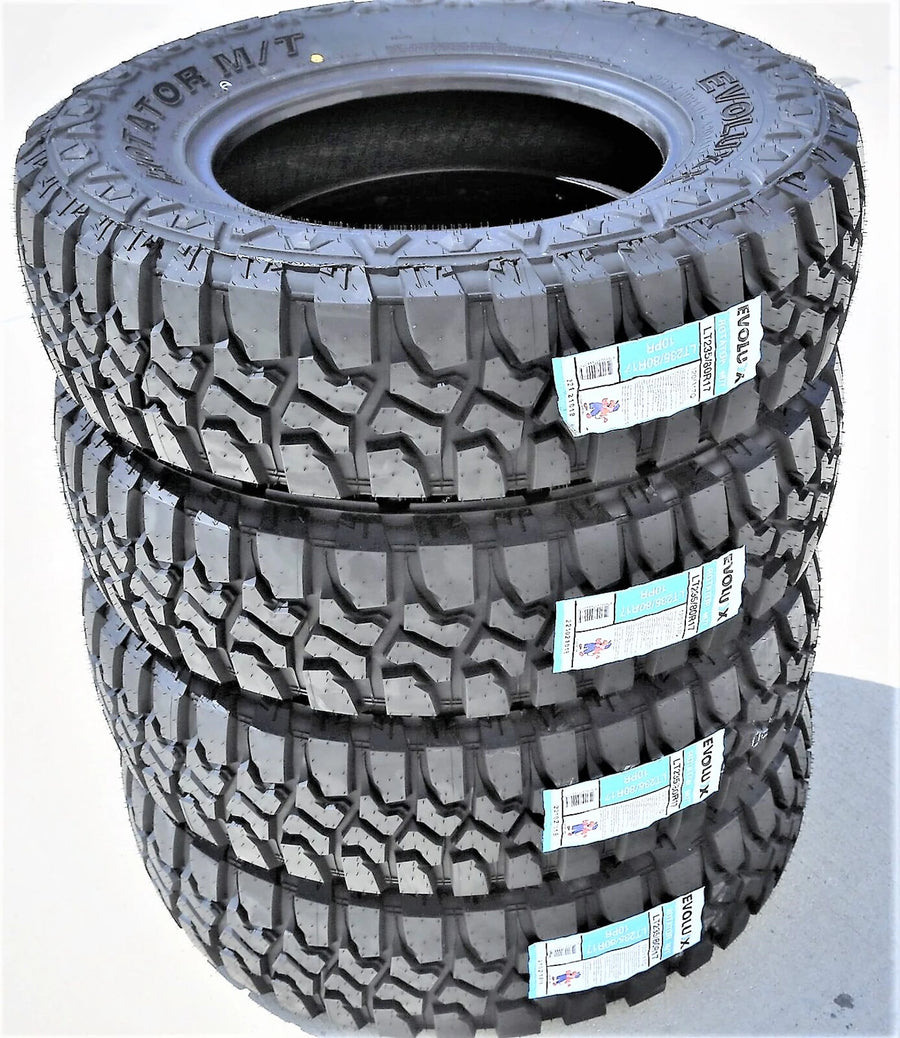 235/80/R17 Light Truck Mud Terrain Tire Load Range E Evoluxx Rotator M/T (Set of 4)