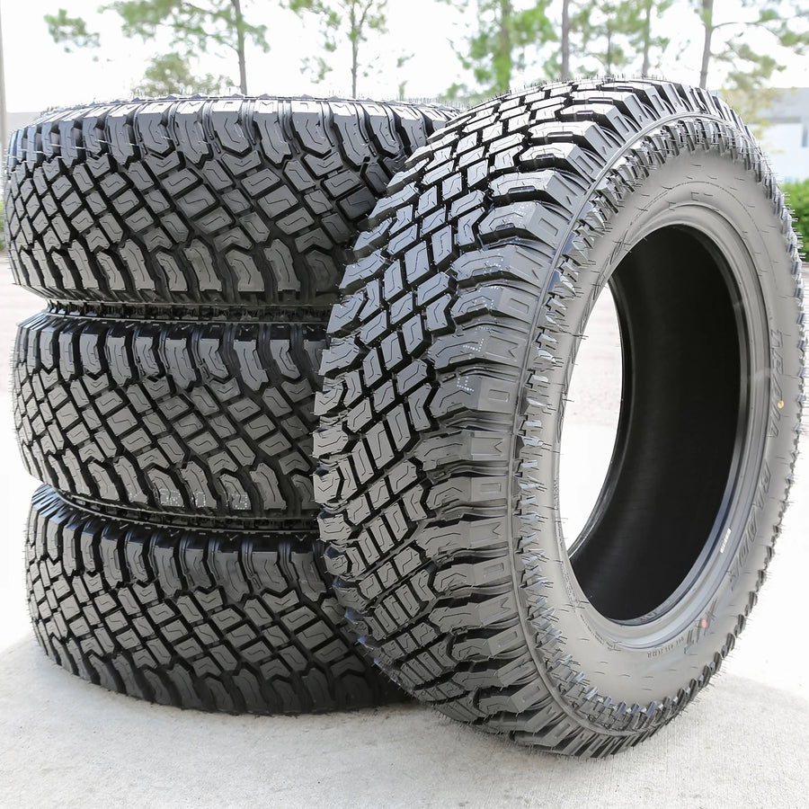 35X12.50R20 Light Truck Extreme Terrain Tire Load Range E Atturo Trail Blade X/T (Set of 6)