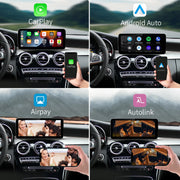 12.3-Inch CarPlay & Android Auto Display for Mercedes-Benz NTG 5.0 A-, B-, C-, E-Class and GLE