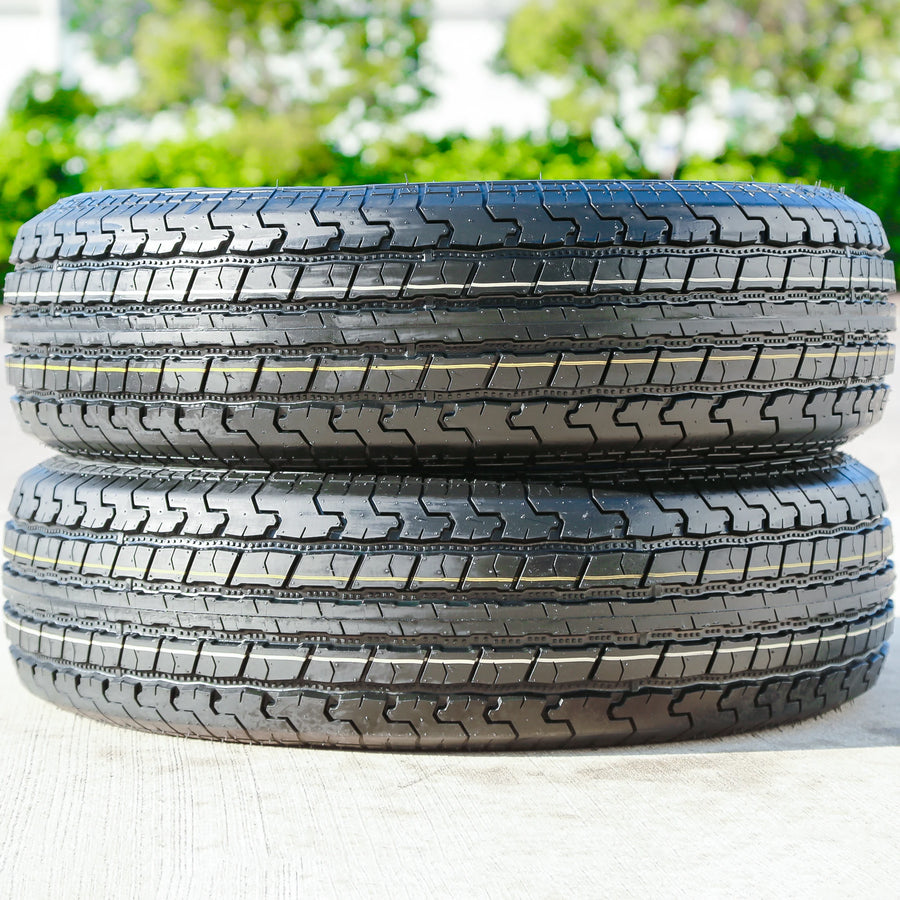 205/75/R15 Trailer All Season Tire Load Range E Roundrule ST Hikee (Set of 2)