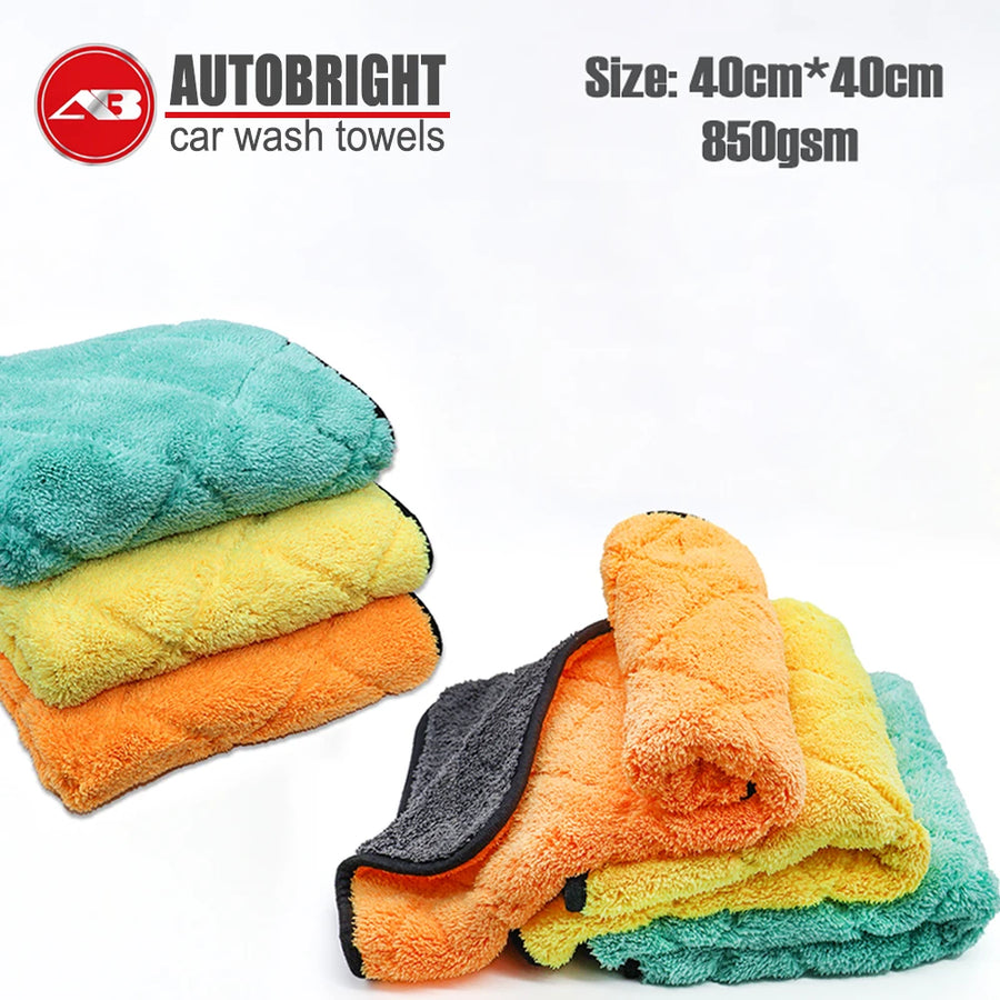 850 GSM Microfiber Car Drying Towel, 40 x 40 cm