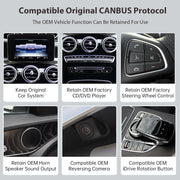 12.3-Inch CarPlay & Android Auto Display for Mercedes-Benz NTG 5.0 A-, B-, C-, E-Class and GLE