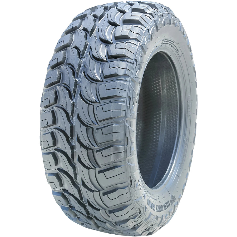 33X12.50R22 Light Truck Mud Terrain Tire Load Range E Red Dirt Road RD-6 M/T (Set of 4)