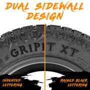 35X12.50R20 Light Truck Extreme Terrain Tire Load Range F Cosmo Gripit XT