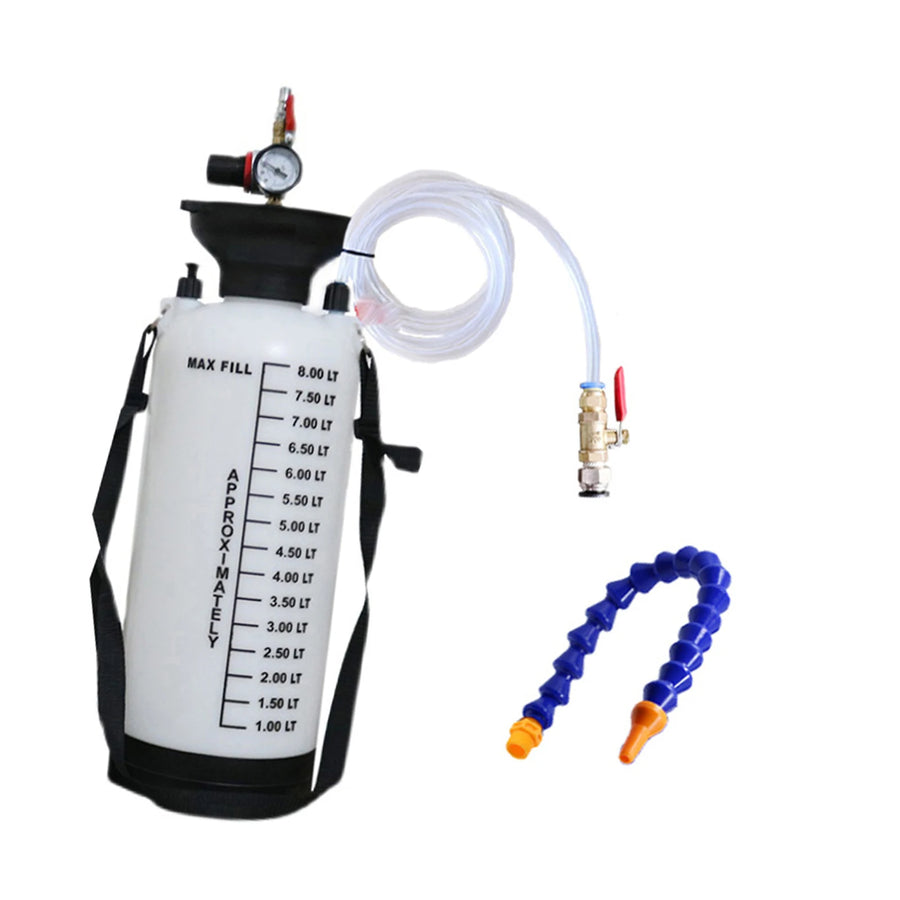 5-Liter Pneumatic ATF and Gear Oil Refill Tank with Adapters
