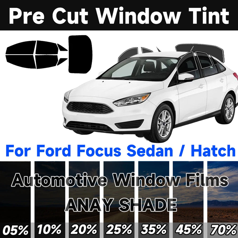 Pre-Cut Window Tint Kit for 2000–2018 Ford Focus