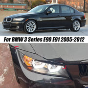 Headlight Eyebrow Trim Set for 2005–2012 BMW 3 Series
