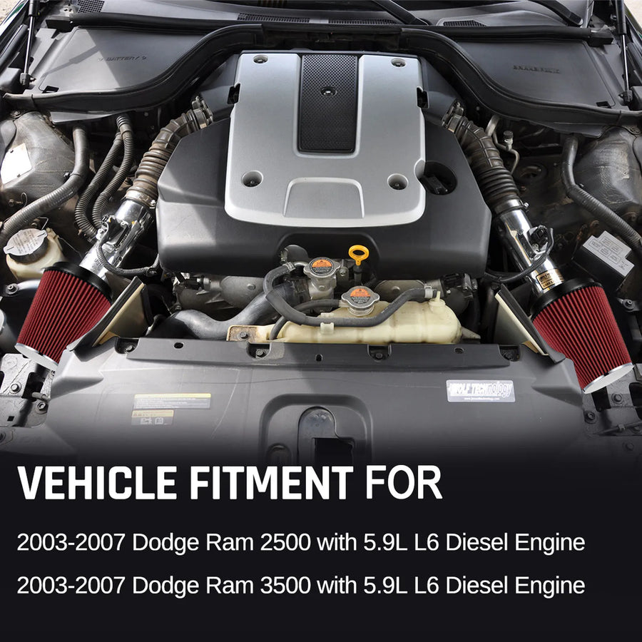 Dodge Ram 2500/3500 5.9L Cummins Cold Air Intake Kit – 2003–2007