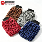 Large Chenille Microfiber Car Wash Mitt with Cuff