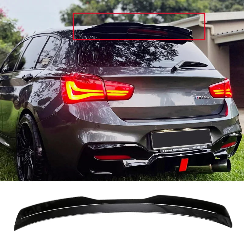 Gloss Black Rear Roof Spoiler for BMW 1 Series
