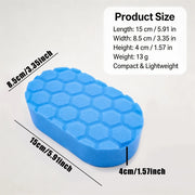 Oval Foam Car Wax Applicator Pads, 15 x 8.5 cm