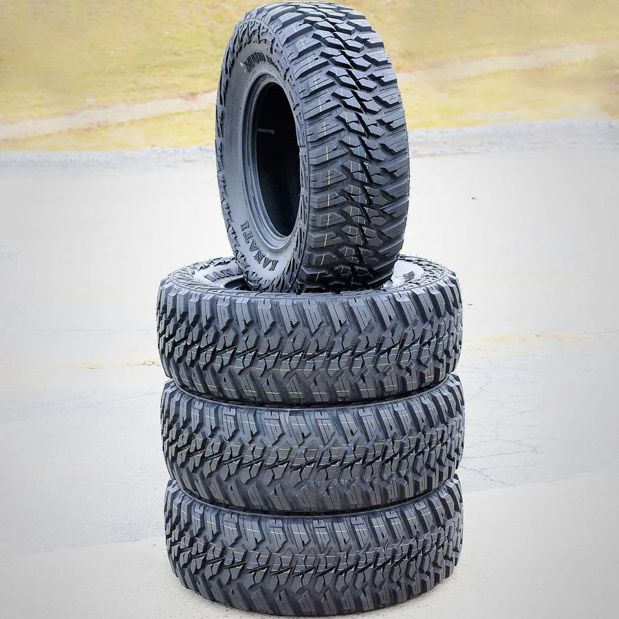 35X10.50R15 Light Truck Mud Terrain Tire Load Range C Kanati Mud Hog M/T LT (Set of 4)