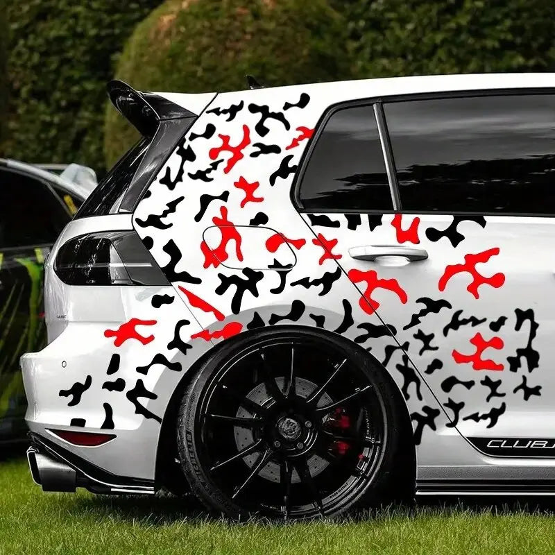Creative Car Sticker Fancy Design Vinyl Sticker Car Body Decorationmulti Color for Cars Trucks