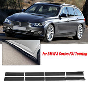 Gloss Black Side Skirt Extension Set for BMW 3 Series