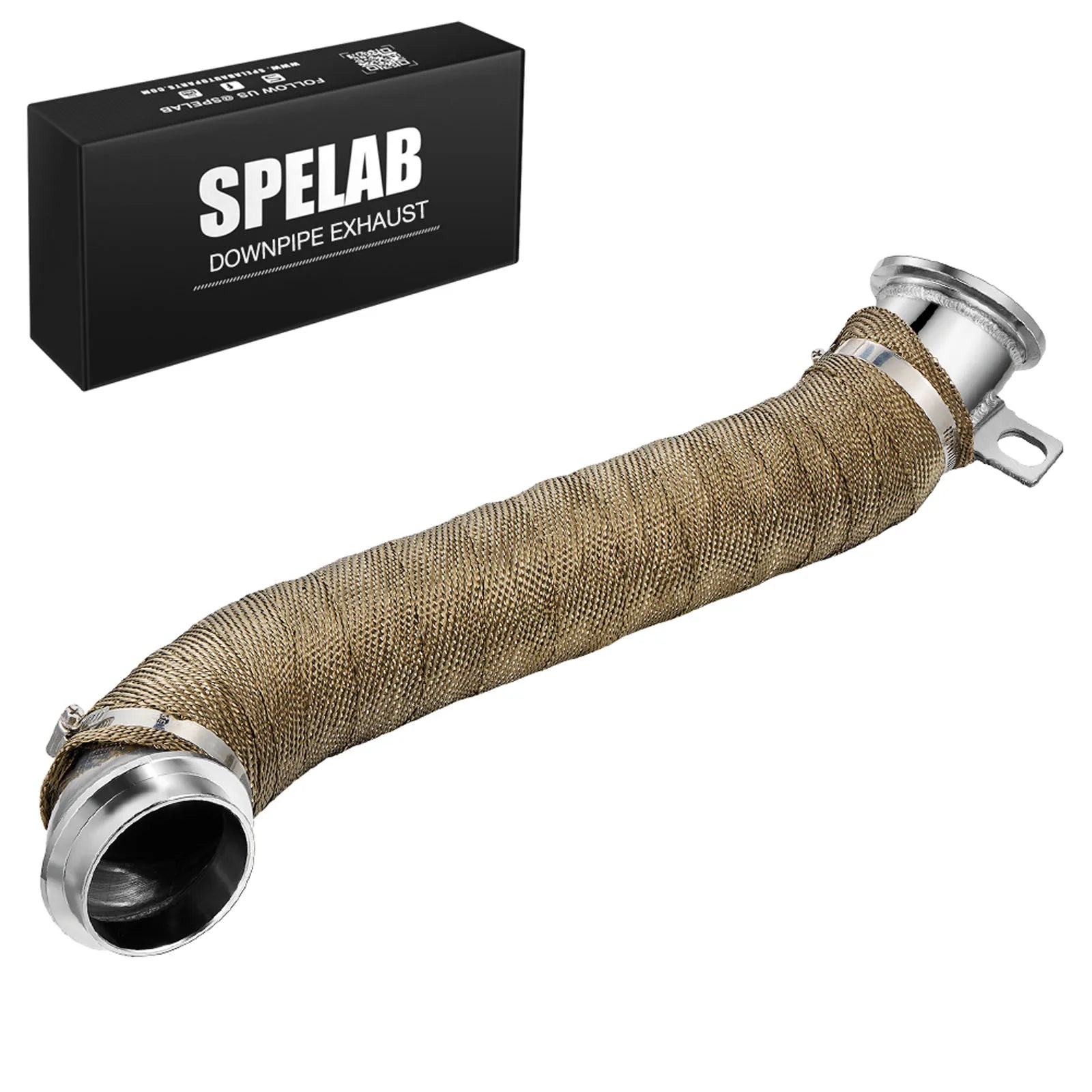 Stainless Steel 3 in Exhaust Downpipe for 2004–2010 Chevrolet/GMC – 3 Inch, 3 Inch