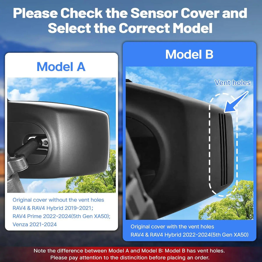4K Front and 1080P Rear Dash Cam for Toyota RAV4 2022-2025