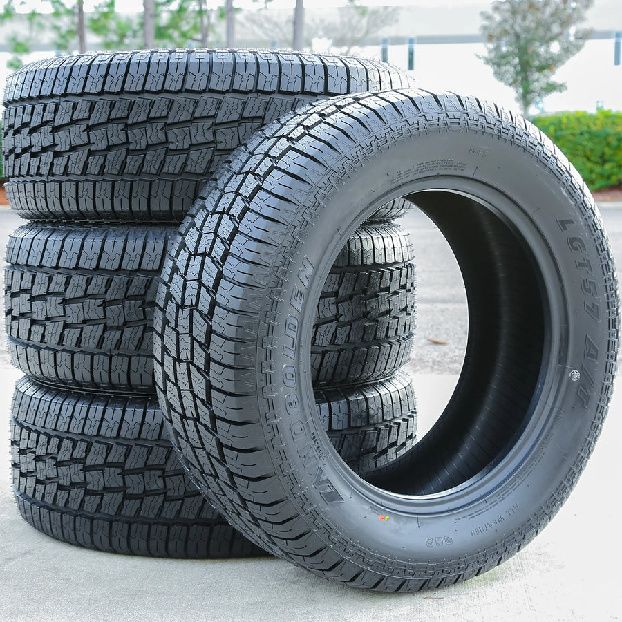 225/75/R16 Light Truck All Terrain Tire Load Range E Landgolden LGT57 A/T (Set of 4)