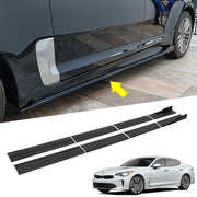 Gloss Black Side Skirt Extension Set for Kia