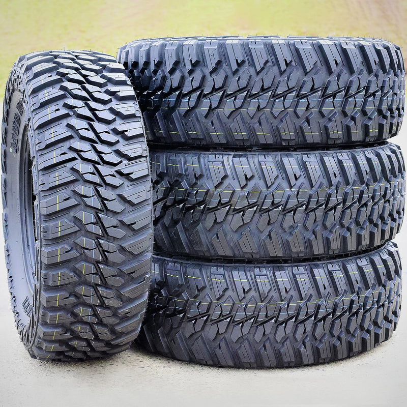 35X10.50R15 Light Truck Mud Terrain Tire Load Range C Kanati Mud Hog M/T LT (Set of 4)