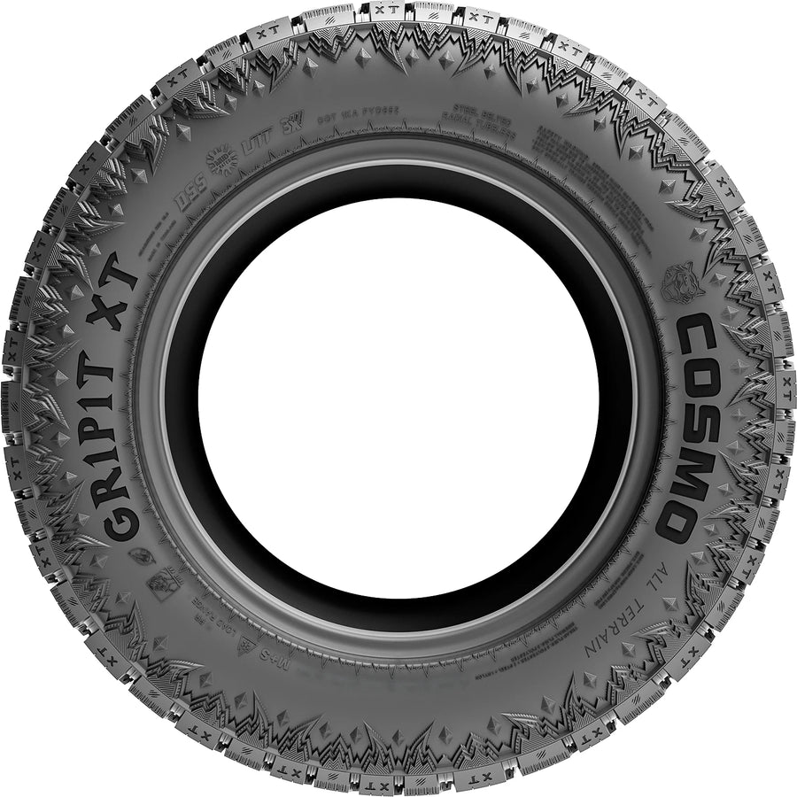 35X12.50R20 Light Truck Extreme Terrain Tire Load Range F Cosmo Gripit XT