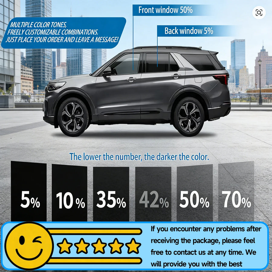 Pre-Cut Window Tint Kit for 2020–2024 Toyota Corolla