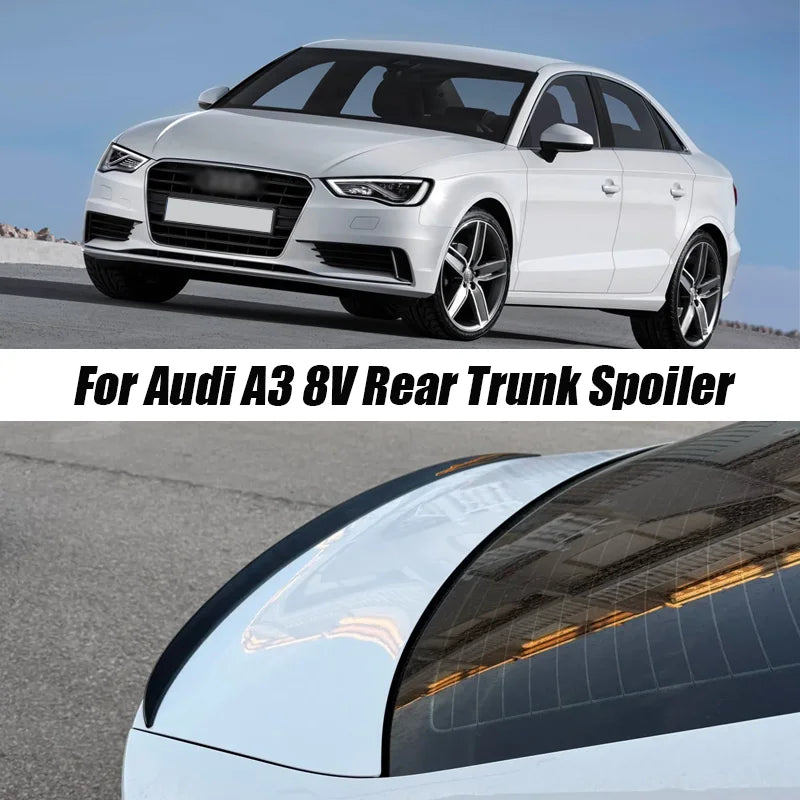 Gloss Black Trunk Spoiler for Audi A3/S3 – Sedan