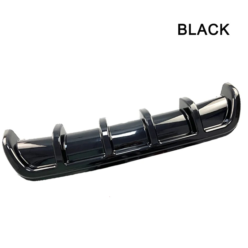 Universal Gloss Black Rear Bumper Diffuser